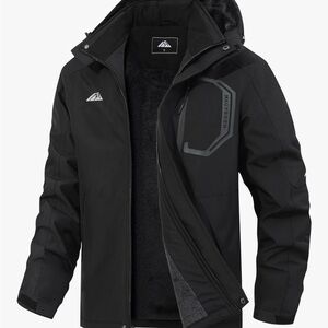 Men's Black Waterproof Jacket